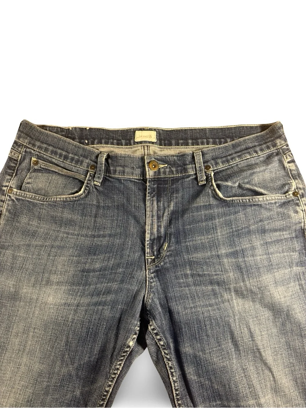 Hudson Jeans Byron Straight Five Pocket Mens Waist 38 Blue Medium Wash‎